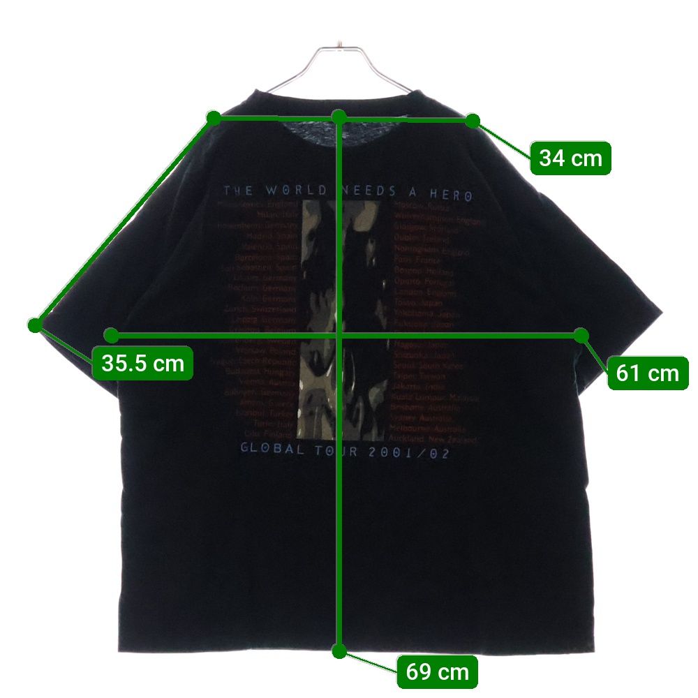 Megadeth The World Needs a Hero TシャツMサイズ 古着 00s MEGADETH