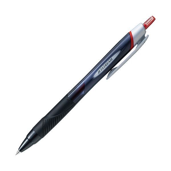 （まとめ）三菱鉛筆 油性ボールペン ジェットストリーム 0.38mm 赤 SXN
