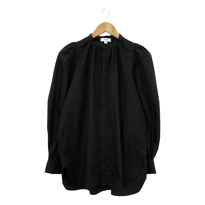 HYKE - HYKE / ハイク | 2023SS | T/C BALLOON SLEEVE SHIRT ブラウス | 1 | ブラック | レディース HYKE - 【美品】 HYKE / ハイク | 2023SS | T/C BALLOON SLEEVE