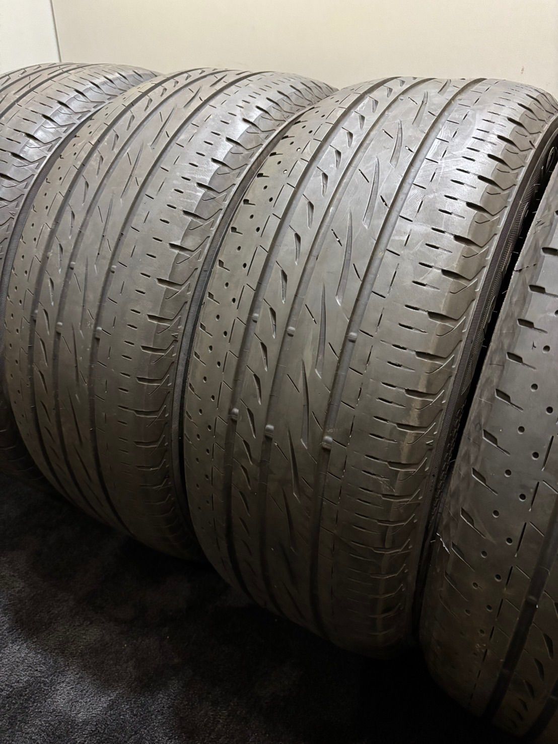 235/50R18 BRIDGESTONE/REGNO GRVⅡ 21年製 夏タイヤ サマータイヤ 4本 ブリヂストン レグノ アルファード ヴェルファイア (南5-I261)