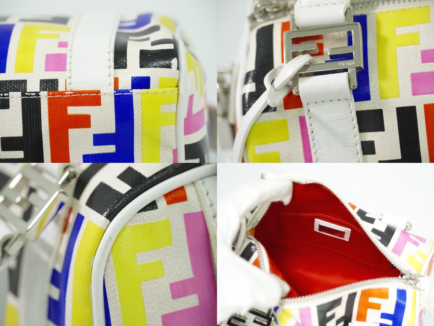 ◇中古◇フェンディ FENDI ズッカ 柄 ミニボストン ハンドバッグ
