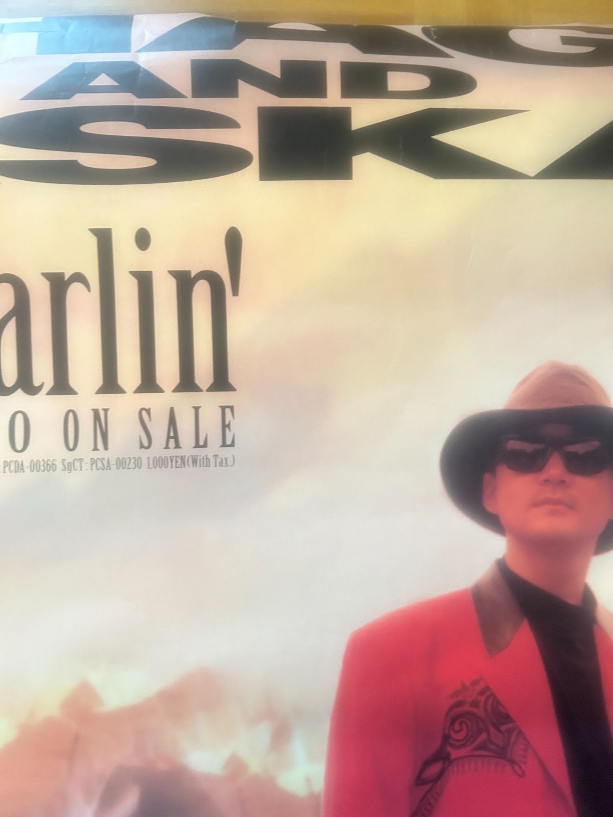 CHAGE and ASKA no no darlin' パネルポスター CHAGE AND ASKA チャゲ・アンド・アスカ / no no darlin' 1992年
