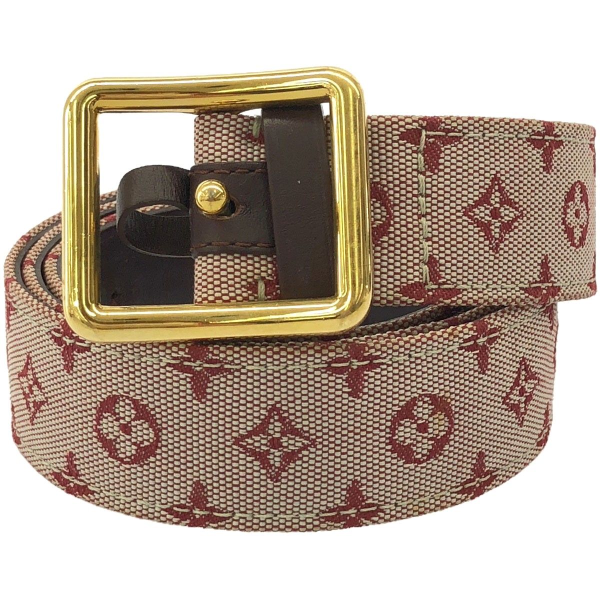 LOUIS VUITTON ルイヴィトン ミニサンチュール80 モノグラムキャンバス 