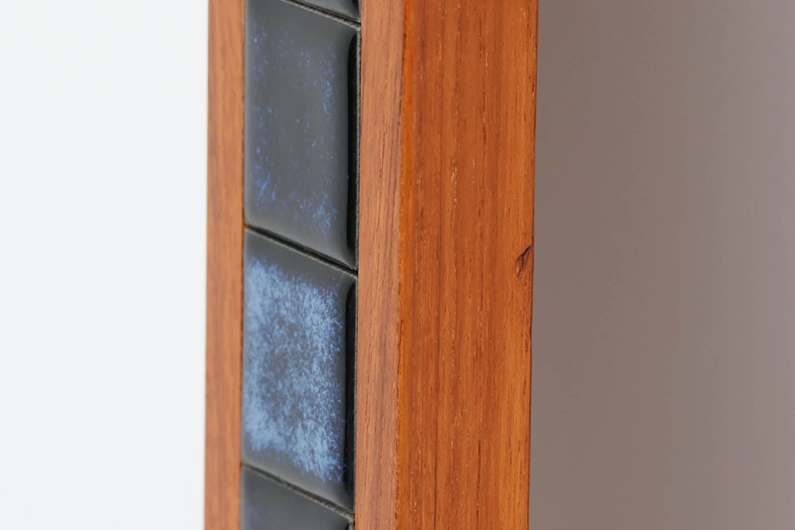 デンマーク製　チーク材ミラー　壁掛け/立掛け　北欧ビンテージ家具 デンマーク製 チーク材ミラー 壁掛け/立掛け 高さ86cm 北欧ビンテージ家具