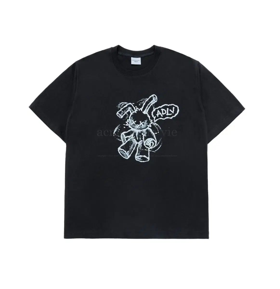 acme de la vie(アクメドラビ) 手 大ざっぱ レビット 半袖 黒