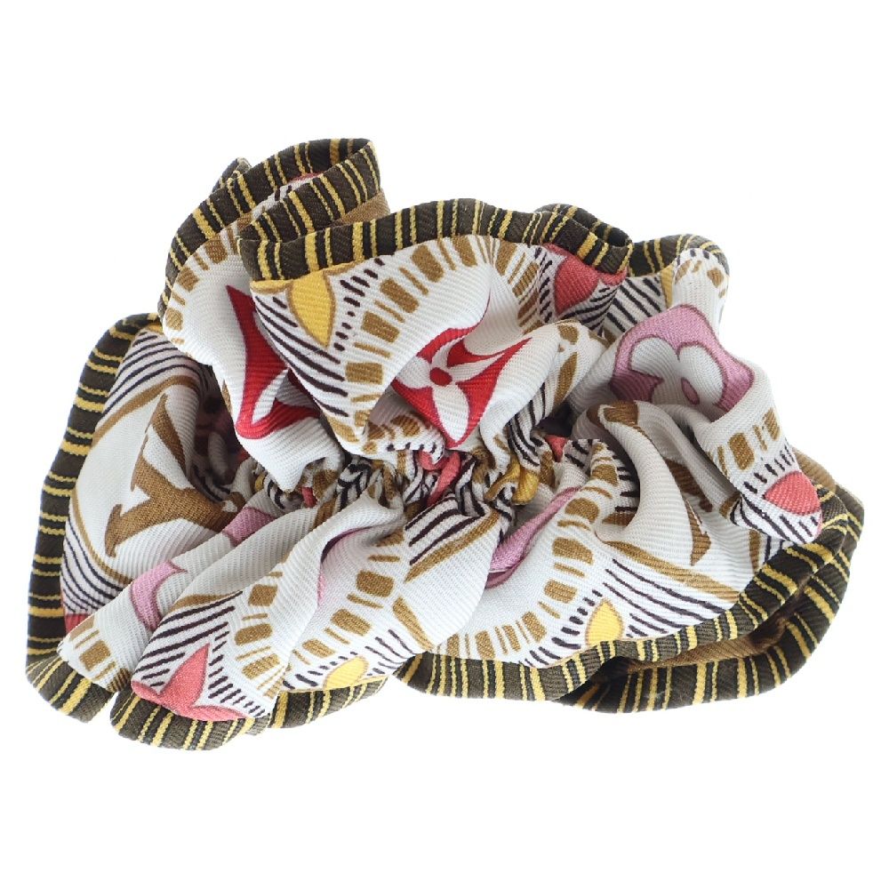 LOUIS VUITTON (ルイヴィトン) モノグラム タイルズ ヘアゴム シュシュ