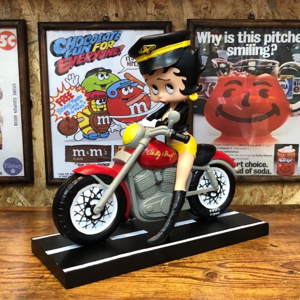 Betty Boop】 American Figure バイカー フィギュア ベティちゃん ベティ ブープ アメリカン雑貨 - メルカリ