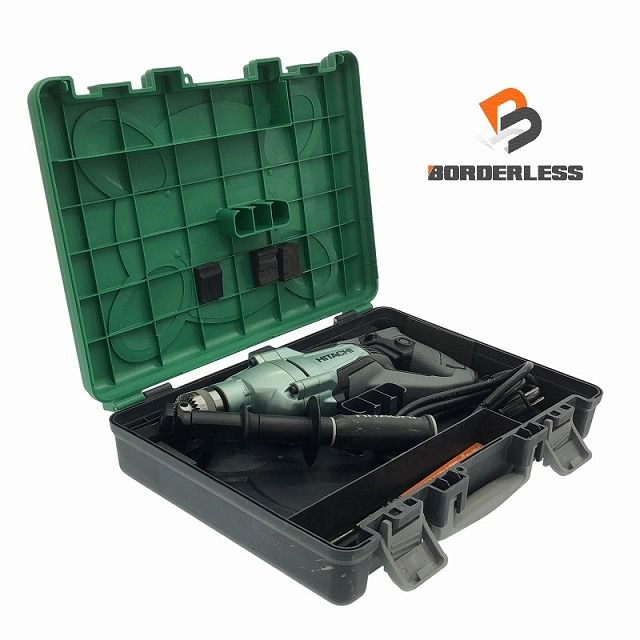 HITACHI 日立工機 100V 19mm 振動ドリル DV19V ケース付 コード式 震動ドリル 電気ドリル 電動ドリル 穴あけ 穿孔