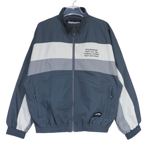 NEIGHBORHOOD TRACK JACKET ネイビー/グレー　XL NEIGHBORHOOD ネイバーフッド 24AW TRACK JACKET 242AQNH-JKM01