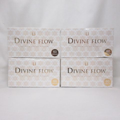 4個セット DIVINE FLOW ディバインフロー 60粒 サプリメント 0226-y3