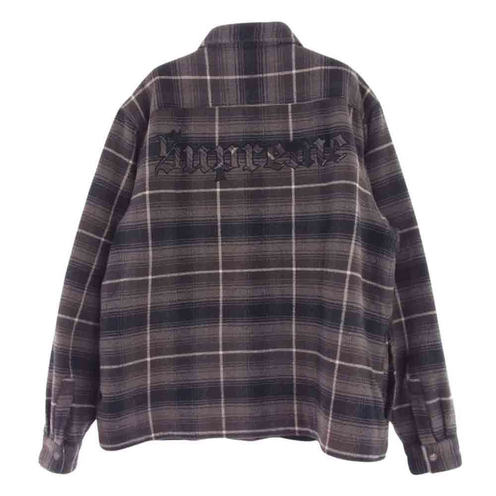 Supreme シュプリーム ジャケット 22AW Shearling Lined Flannel Shirt ...