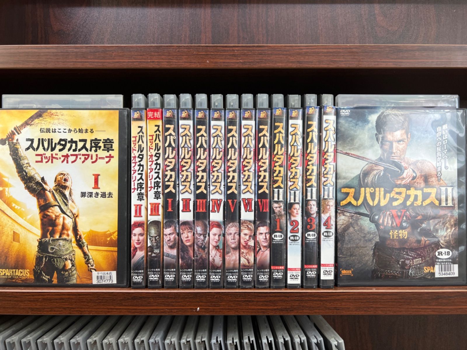 スパルタカスシーズン1·2·3·序章 13枚セット スパルタカス 序章 シーズン1〜2 計15本セット I-43 - メルカリ