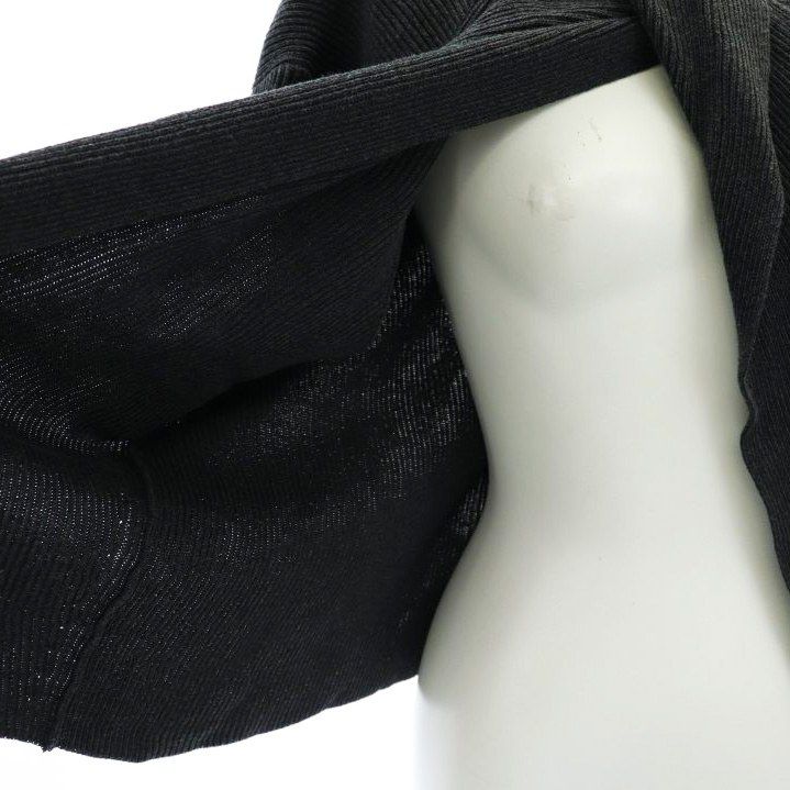 サイ SCYE Ribbed Cotton Twist Front Sweaterトップス ニット カットソー 五分袖 36 S グレー /AT ■OS ■PN レディース サイ SCYE Ribbed Cotton Twist Front Sweaterトップス ニット