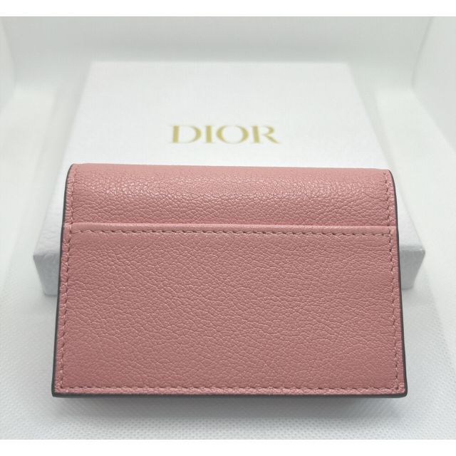 特価 ディオール カードケース S5611CCEH ロゴ 色:PINK-ピンク系  