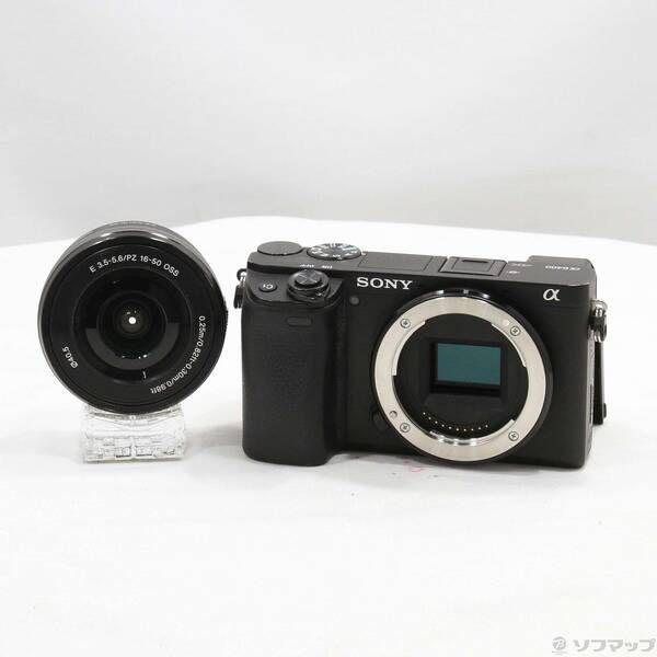 美品α6400パワーズームレンズキットブラック ILCE-6400Lおまけ付き レンタル - SONY(ソニー)α6400 ILCE-6400L パワーズームレンズ