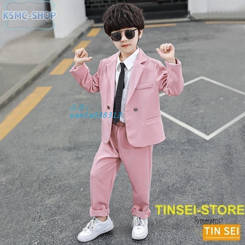 今年も大人気！ 子供服 スーツ 男の子 2点セット フォーマル 入学式 発表会 上下セット 110 黒 卒業式 90 キッズ 結婚式 100 卒園式 ジュニア 120 130 入園式 男児 am5a038313 誇り