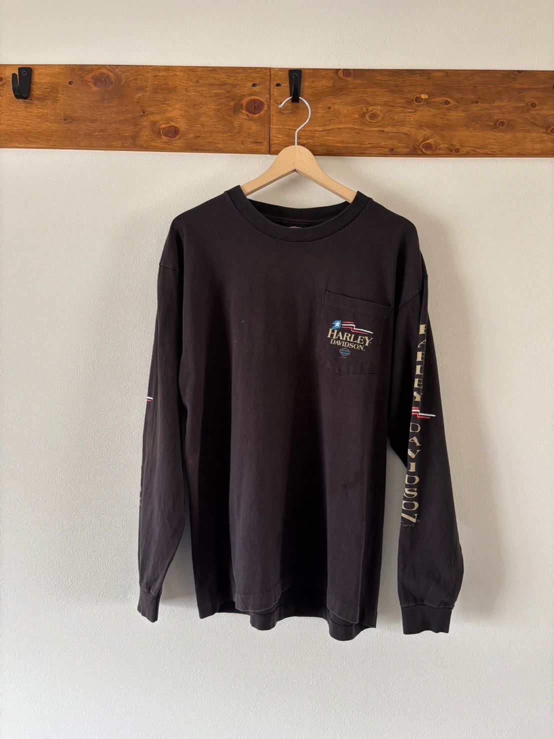 ハーレーダビトソン ロングＴシャツ 97年 Lサイズ