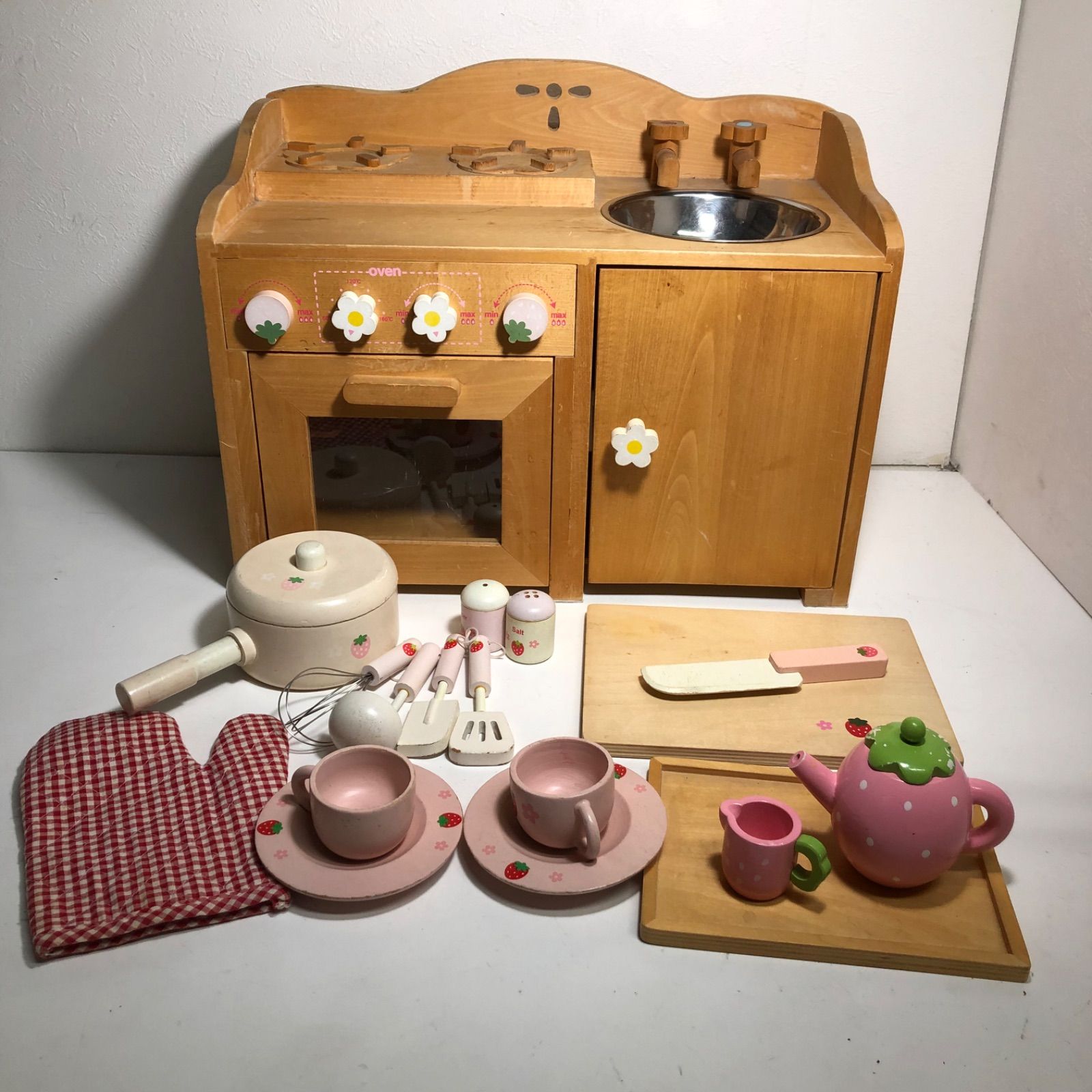☆マザーガーデン 野いちごのおままごと 自然の森 キッチンオーブン 