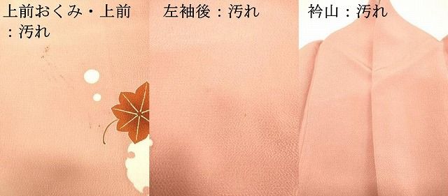 平和屋着物○人形作家・ホリヒロシ 訪問着 雪輪楓文 暈し染め 金彩 鬼