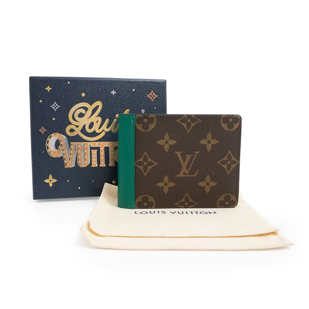 極美品 箱付NFCタグ VUITTON マカサーポルトフォイユ ミュルティプル 極美品 箱付NFCタグ VUITTON マカサーポルトフォイユ