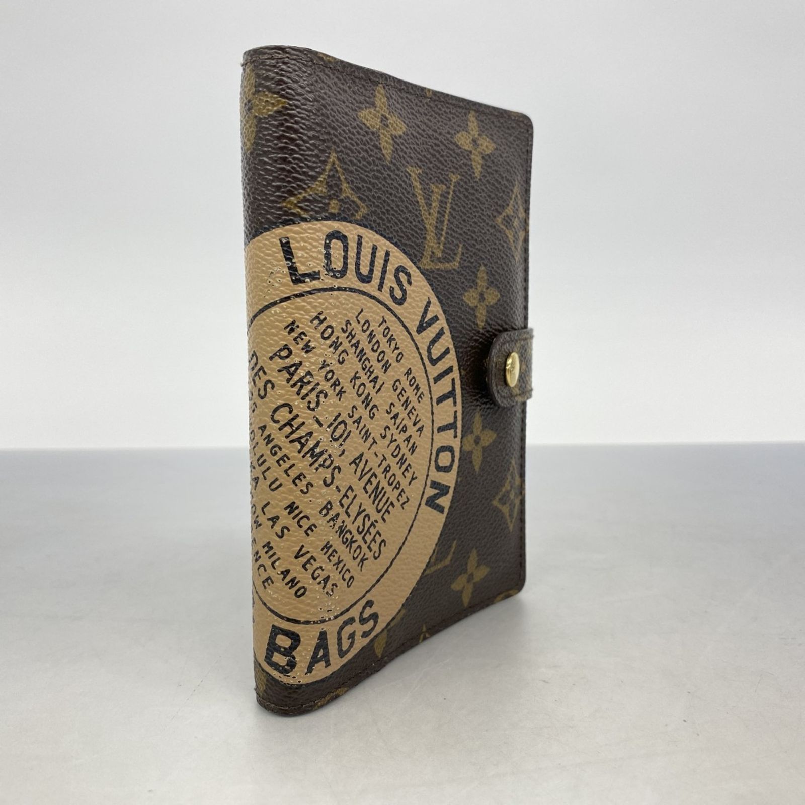 ルイ ヴィトン Louis Vuitton ルイ ヴィトン 手帳カバー モノグラム アジェンダPMT-B R21039 ブラウンレディース