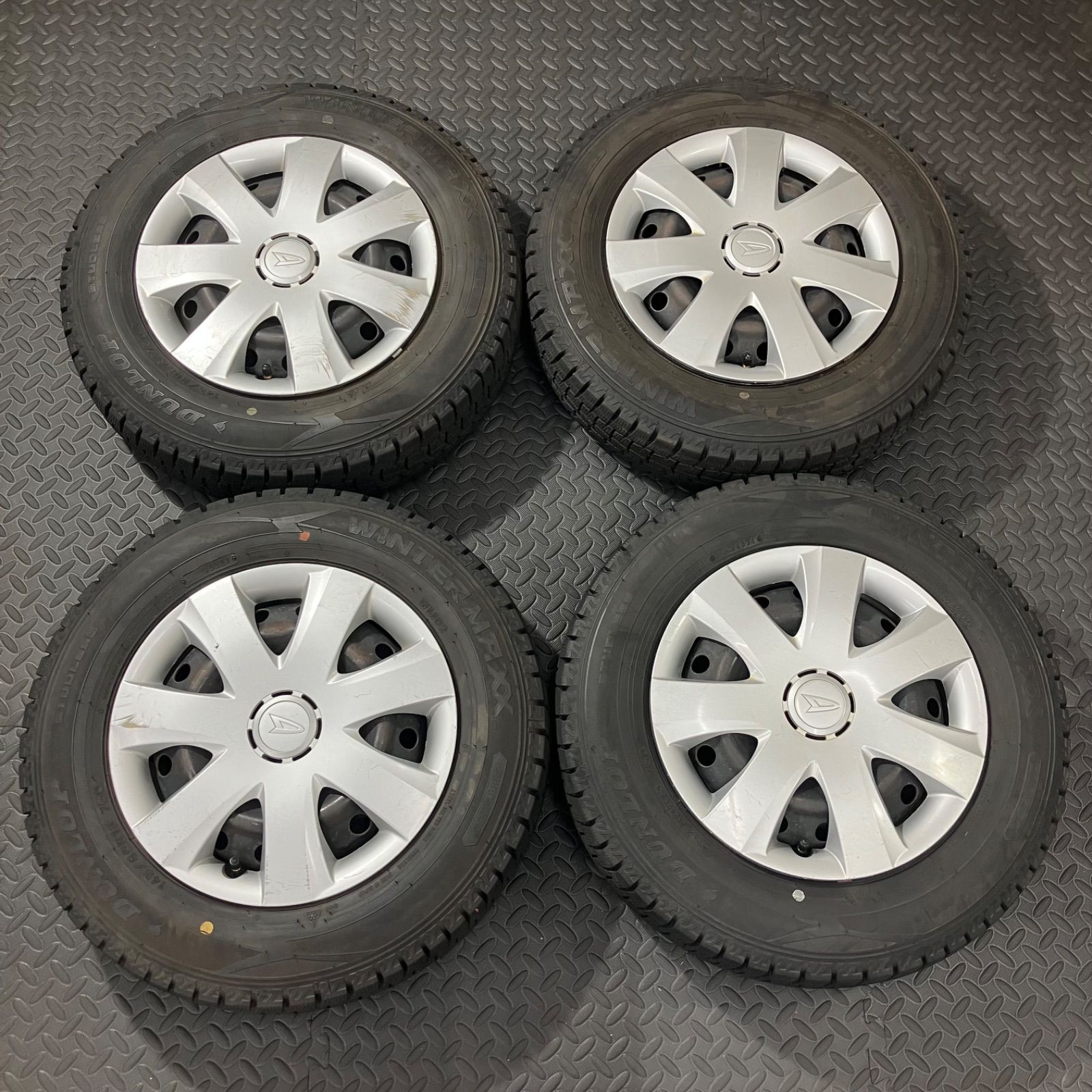 21年製 145|80R13 ダンロップ ウィンターマックスWM02 ダイハツ タント ムーヴ ミラ スタッドレスタイヤ 1093E