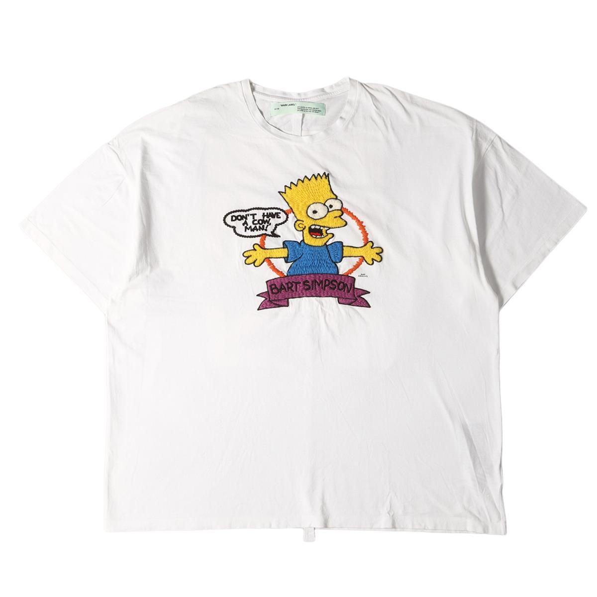 OFF-WHITE オフホワイト Tシャツ 19SS ×The Simpsons シンプソンズ ...