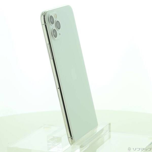 中古品〕 iPhone11 Pro Max 64GB シルバー MWHF2J／A SIMフリー【262