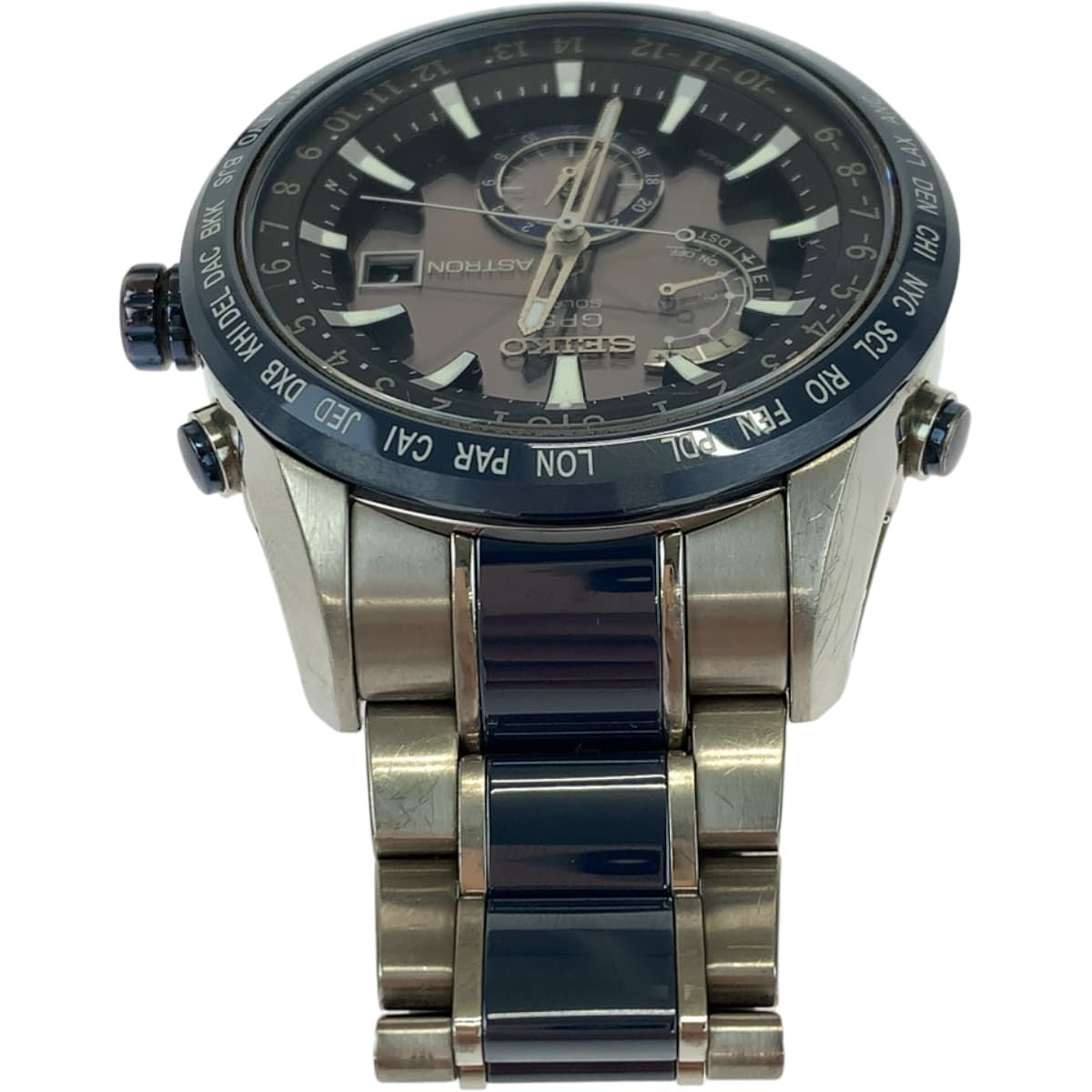 美品 SEIKO セイコー アストロン ブライトチタンモデル ブラック 黒 