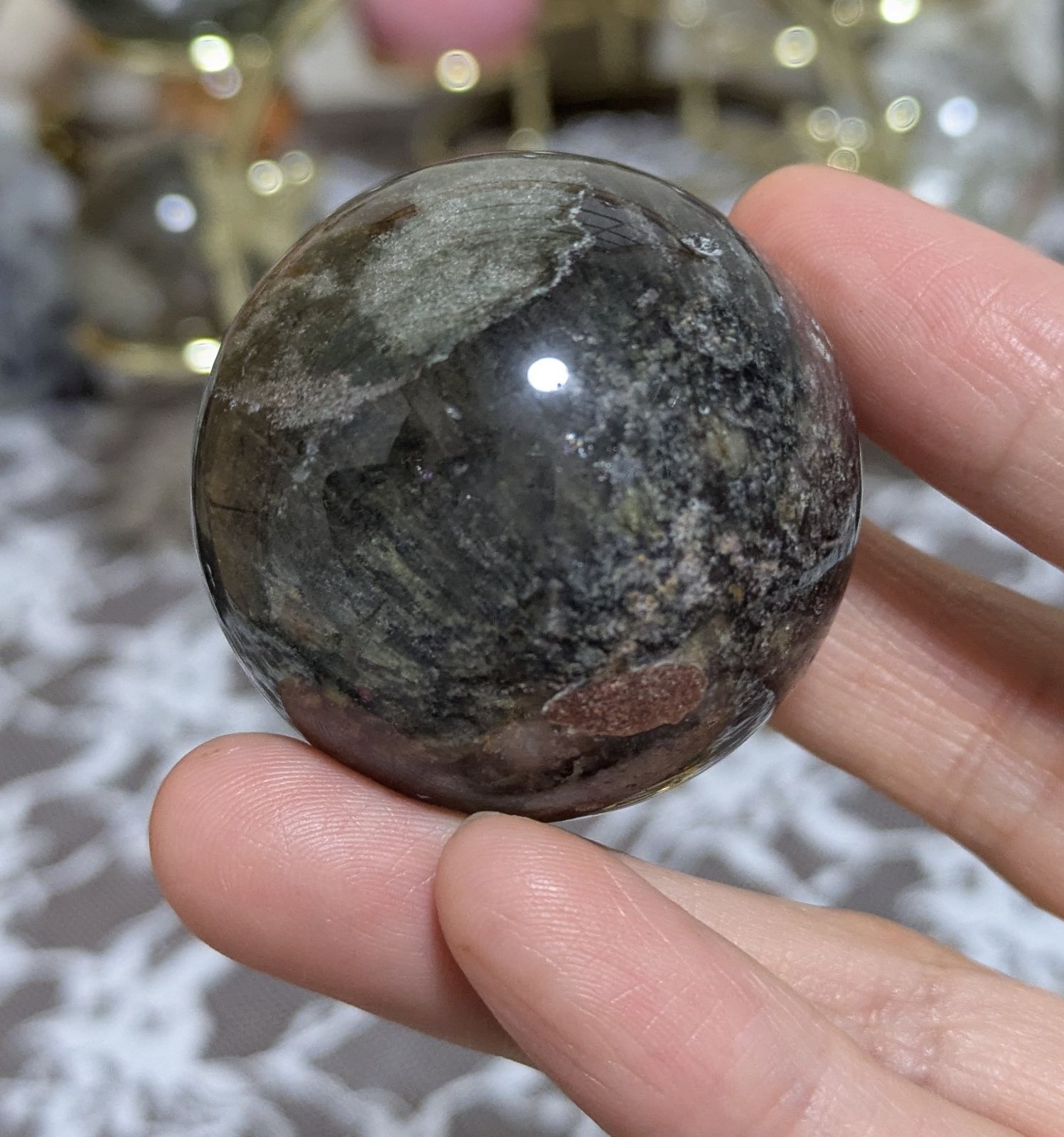 ガーデンクォーツスフィア50mm꧂