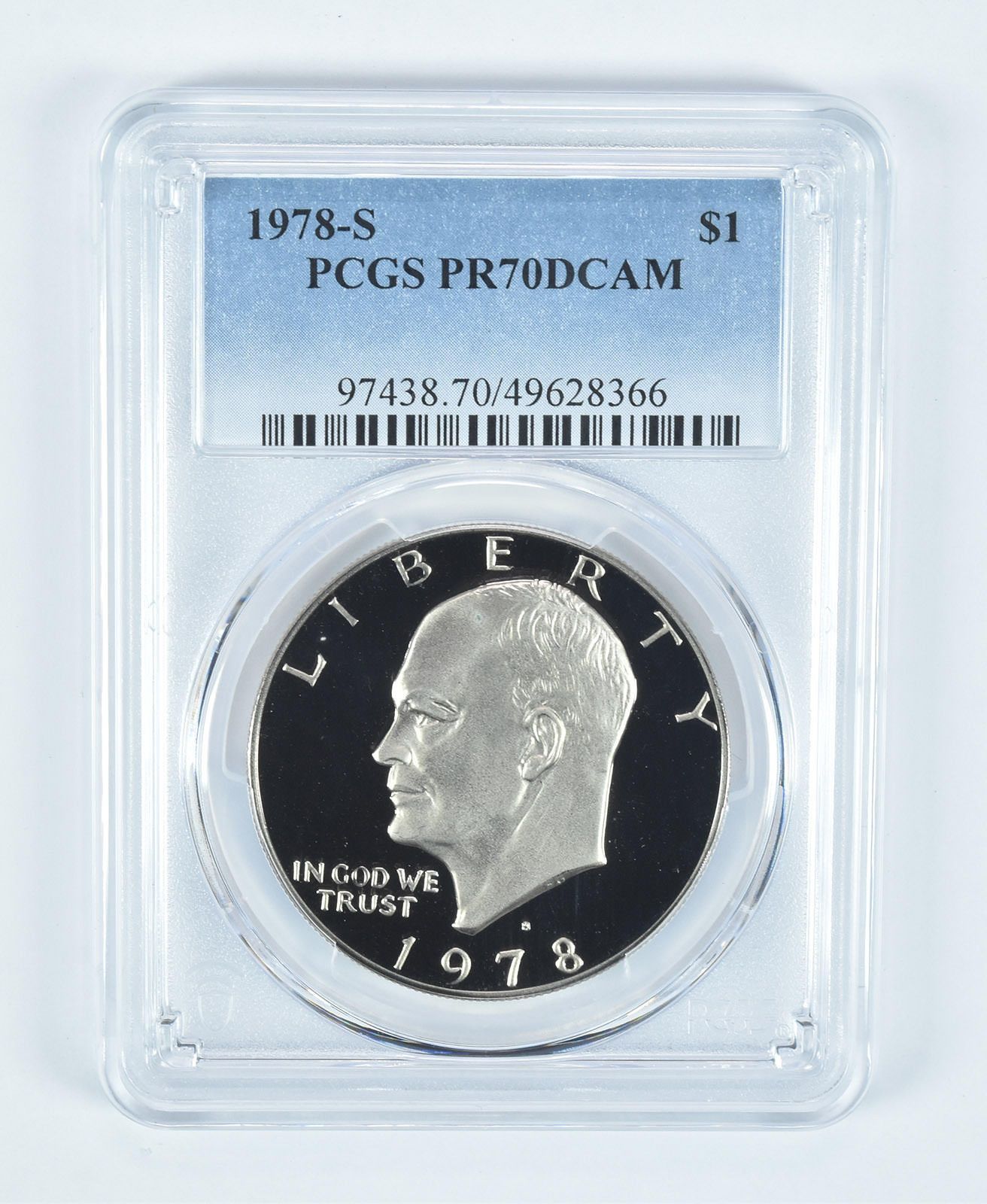 1978-S アイゼンハワー $1 PR70 DCAM PCGS ブルーラベル