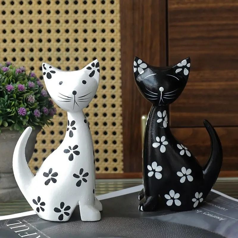 置物 猫 オブジェ 木製 インテリア 価格.com ウッド 木のオブジェ