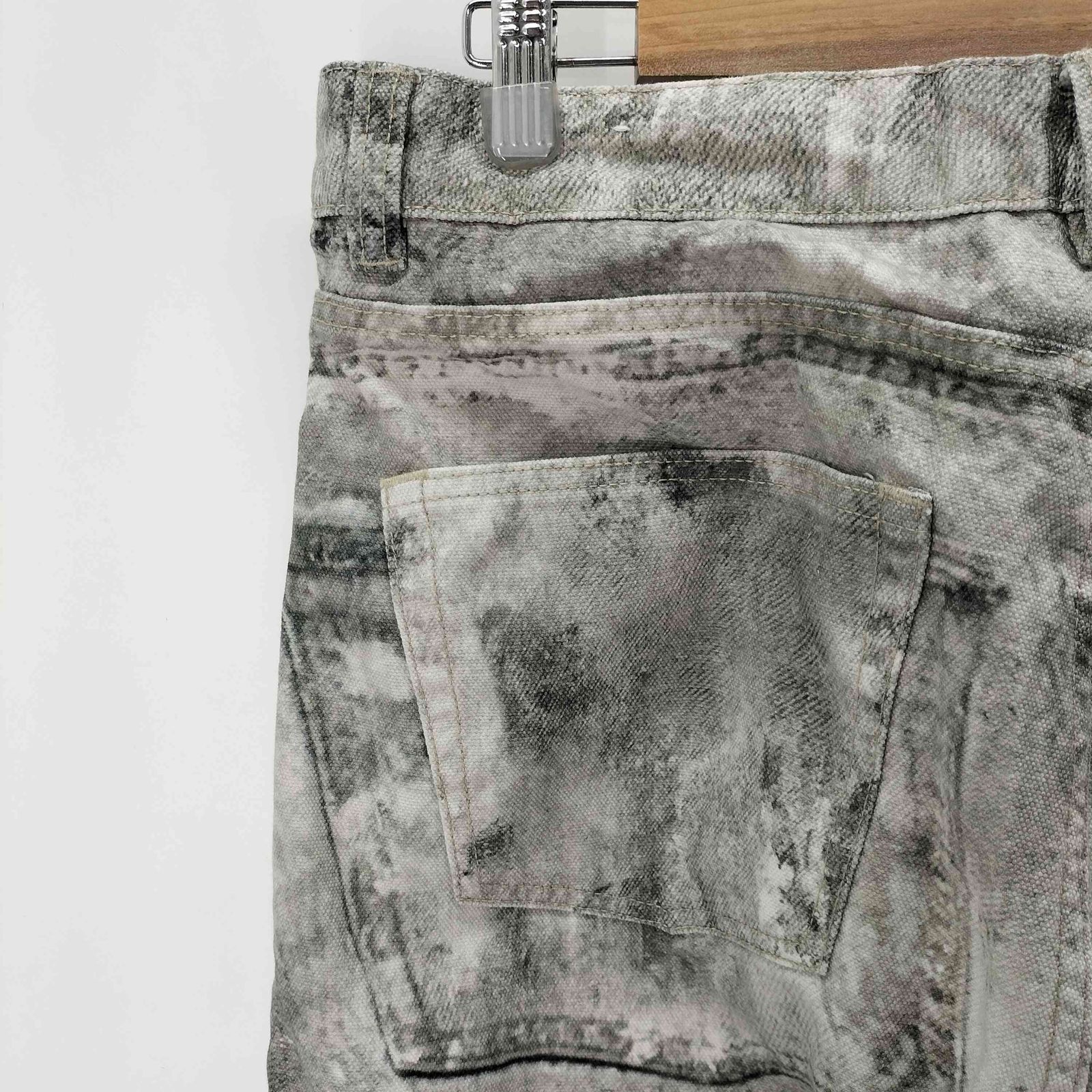 ザラ ZARA ABSTRACT PRINT TROUSERS アブストラクト柄リラックス