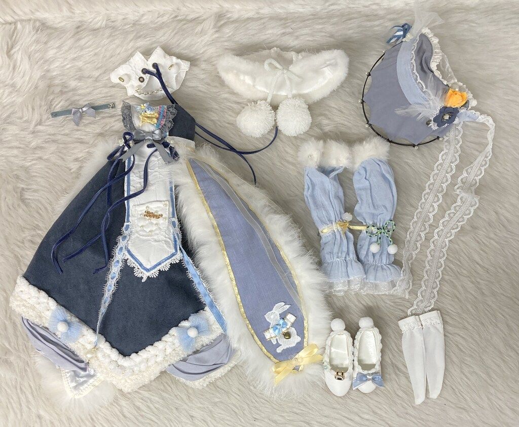 Gem of Doll 40ｃｍサイズ ドール衣装 Bleuet outfit シューズ付き