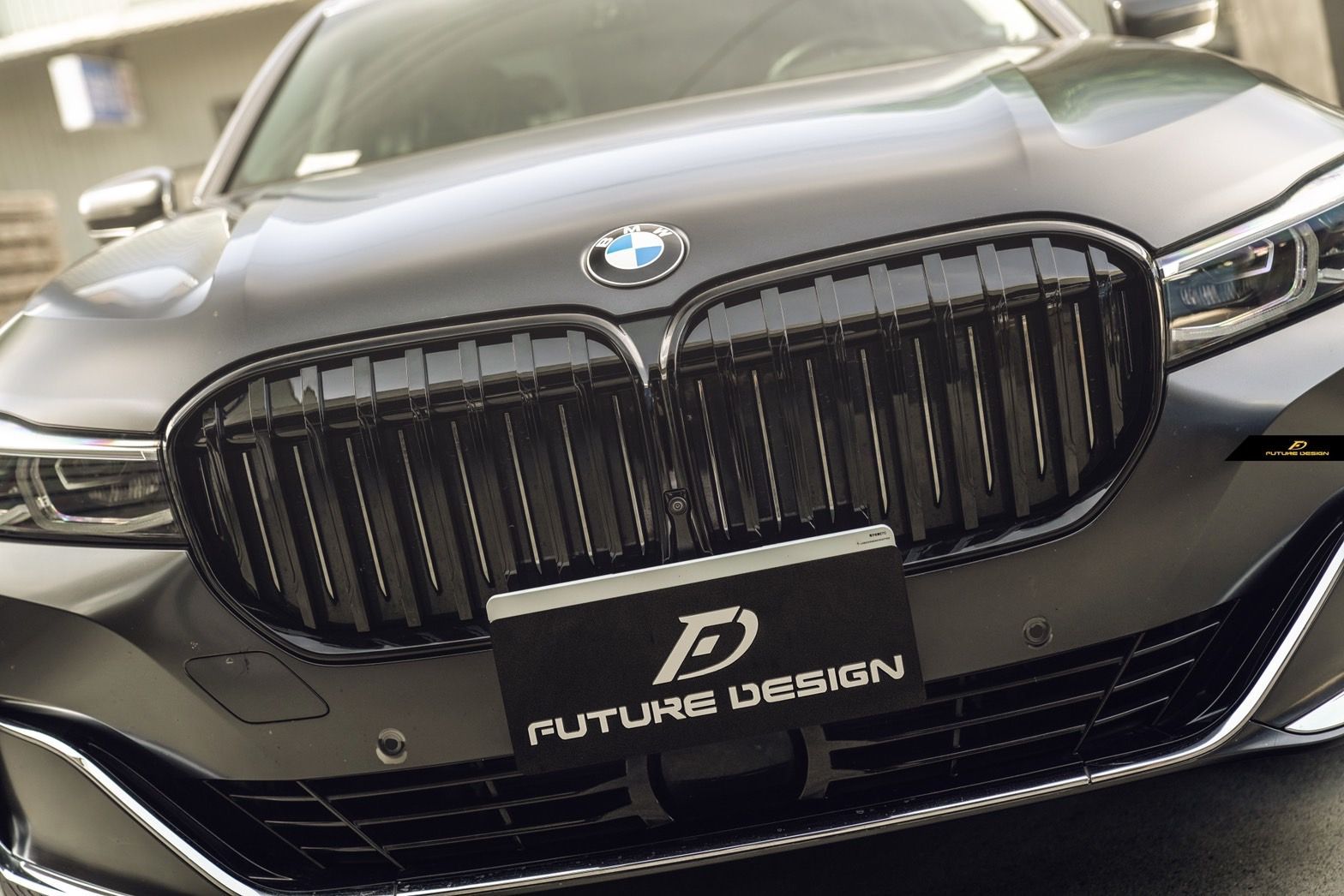 FUTURE DESIGN BMW G11 G12 7シリーズ 後期車 セダン用 フロント艶黒 キドニー グリル 730 740 750 760 Mスポーツ カスタム エアロ