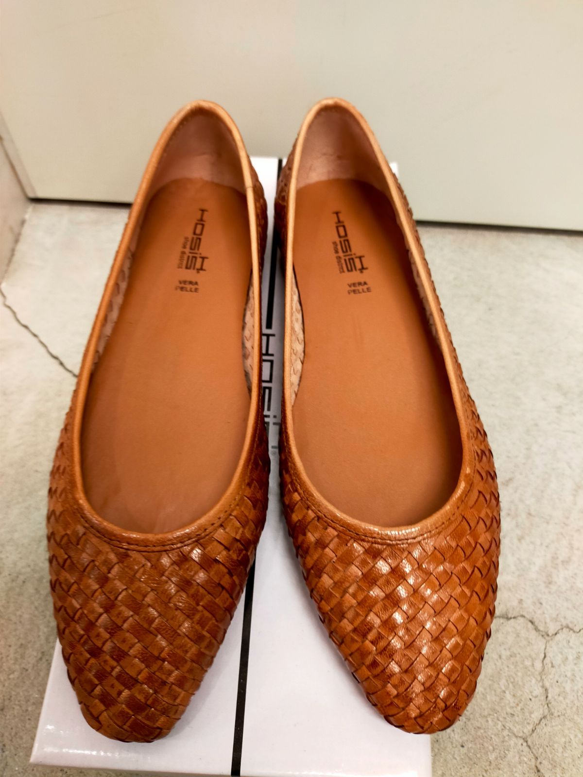 【HOSIS】メッシュレザーフラットシューズ HOSIS】メッシュレザーフラットシューズ - メルカリ