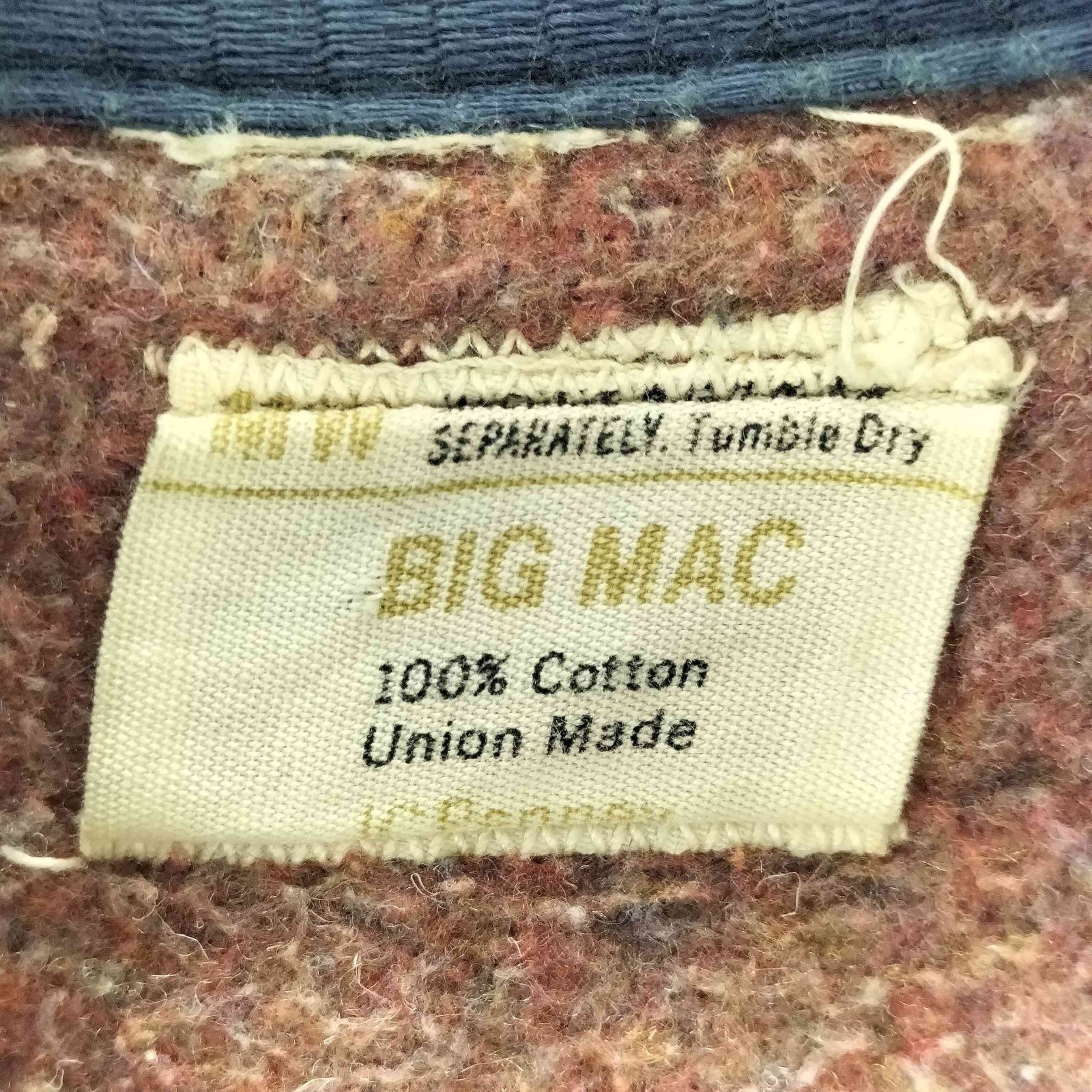 ビッグマック BIG MAC 70S カバーオール 裏ブランケット メンズ 表記無  