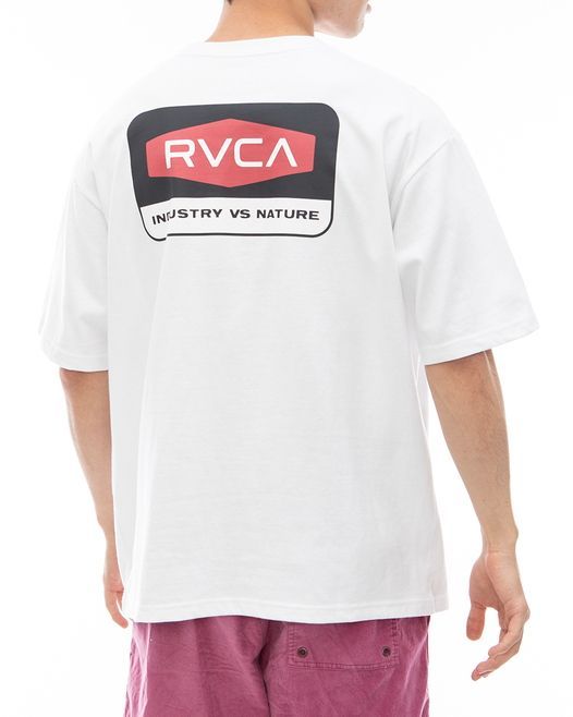 2024春夏 新品【RVCA/ルーカ/ルカ】HEXBOX Ｔシャツ WHT メンズ BE04A-238