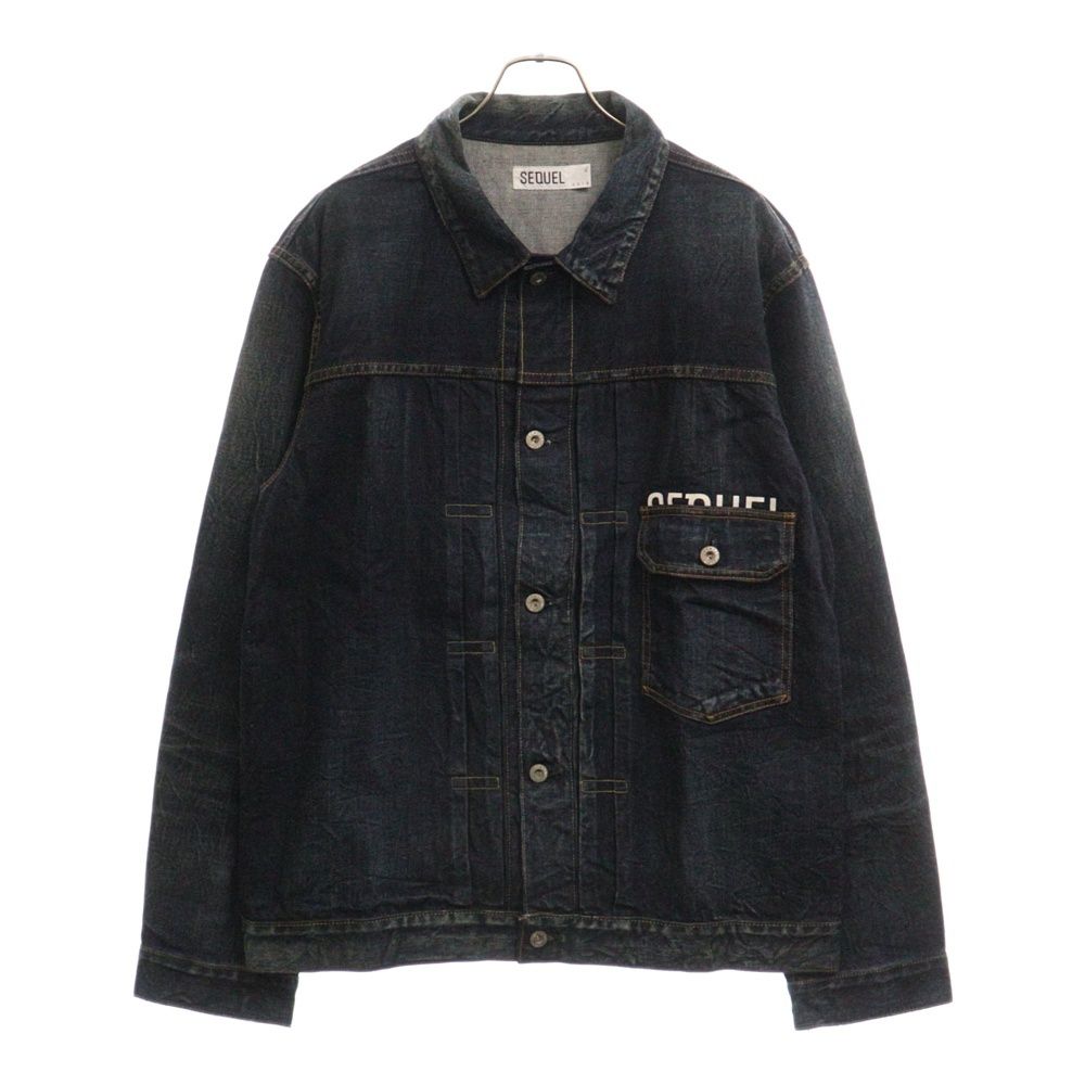SEQUEL (シークエル) ×Fragment Design DAMEGED DENIM JACKT 