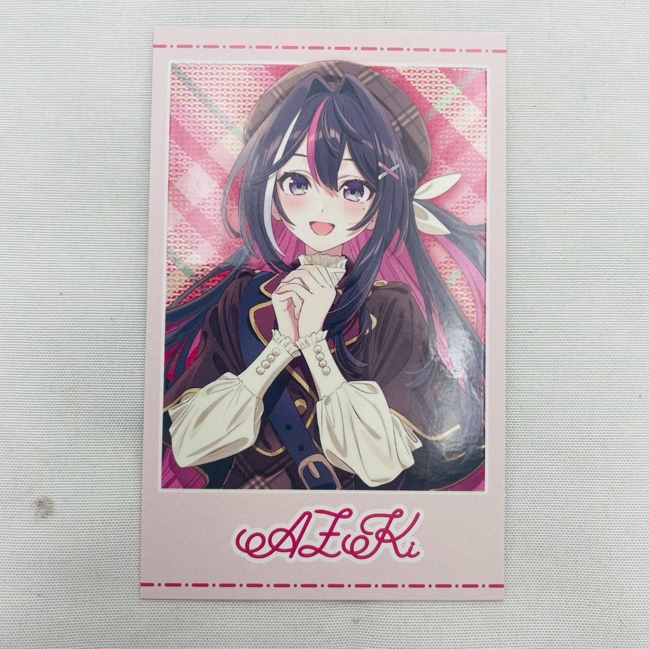 複製サイン入り?VTuber