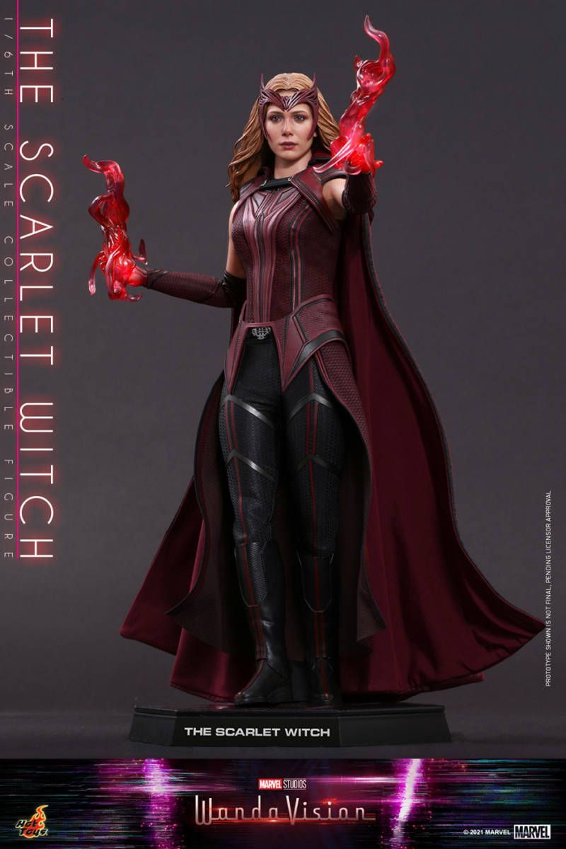 WandaVision スカーレット・ウィッチ 1/6フィギュア　ホットトイズ ホットトイズ 1/6 ワンダ ヴィジョン スカーレット・ウィッチ 未