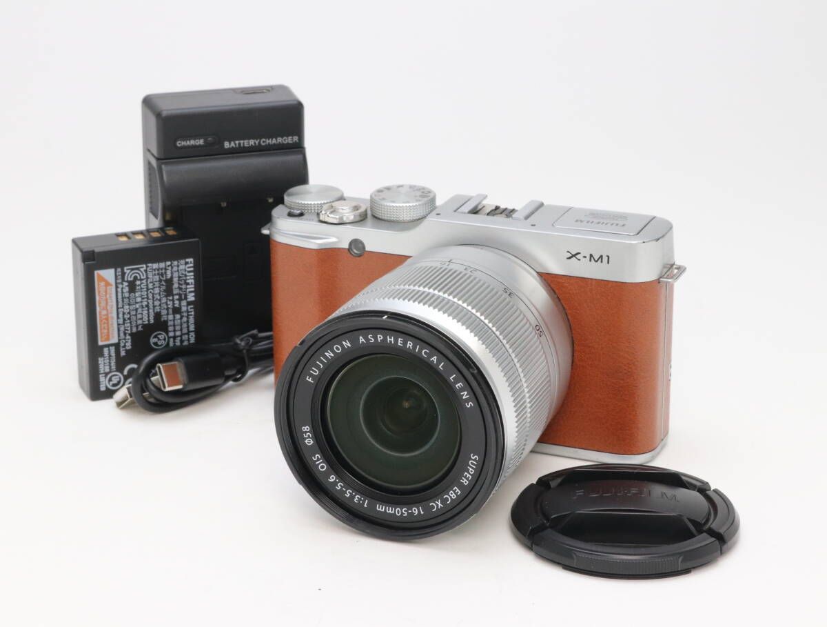 フジフイルム X-M1+XC16-50 レンズキット ブラウン