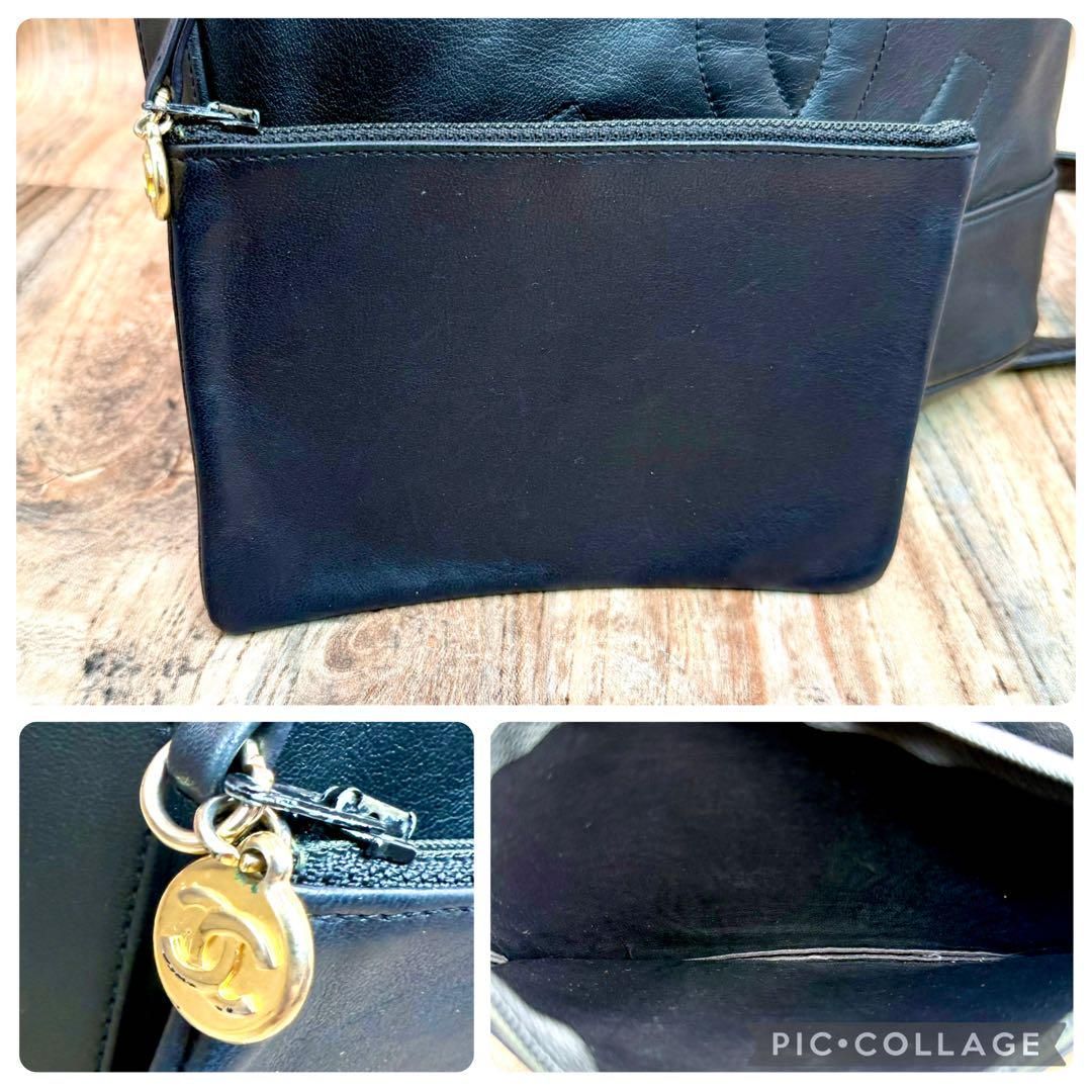 ⛄️極美品⛄️レア品シャネルCHANELラムスキンココ巾着型ショルダーバッグ#479 ⛄️極美品⛄️レア品シャネルCHANELラムスキンココ巾着型