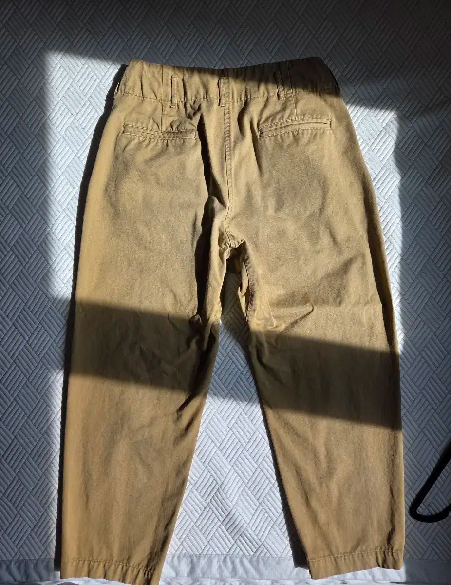 ブルナボイン Bru Na Boinne カーキ エキゾーストフィット コットンパンツ L