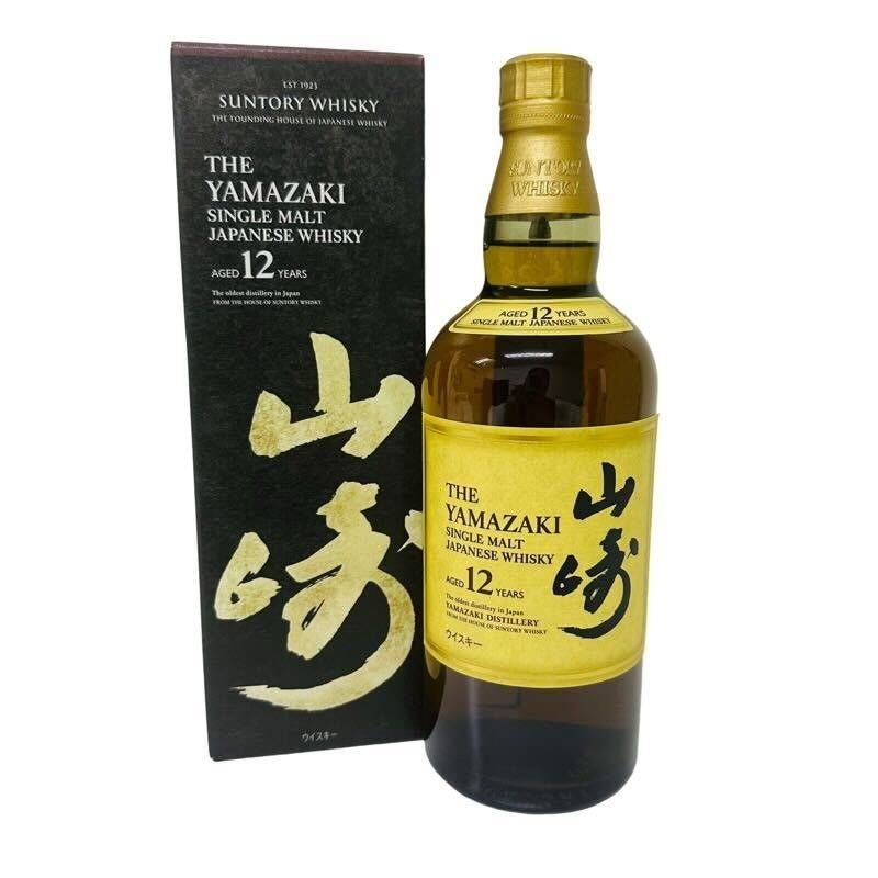 ウイスキー サントリー 山崎12年 シングルモルト ホログラムシール有 700ml 43度 箱付き 【新品未開栓品】 42410K70 - メルカリ