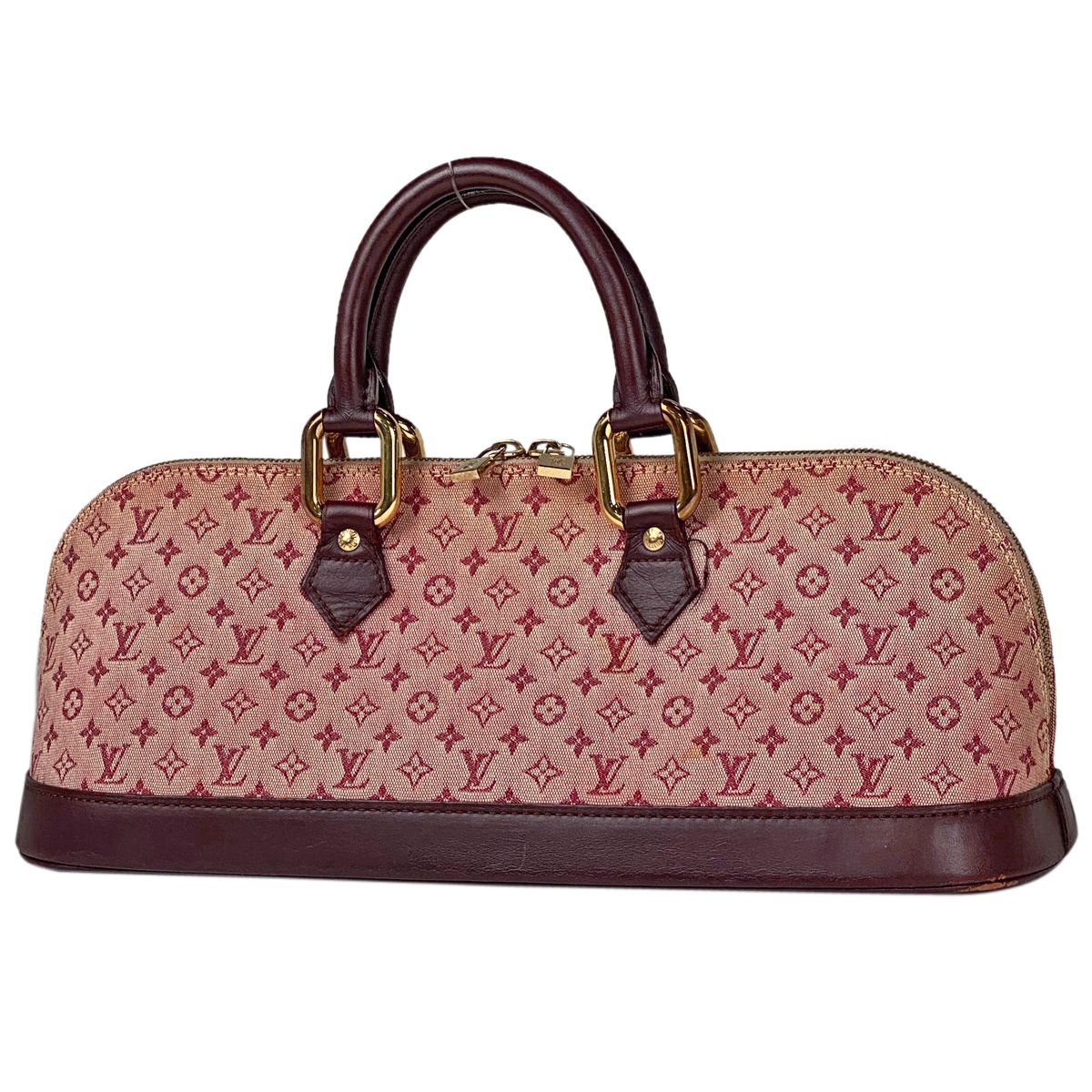 ルイ・ヴィトン Louis Vuitton アルマ ロン 手提げ ハンドバッグ モノグラムミニ スリーズ(レッド) M92207 レディース 【中古】  - メルカリ