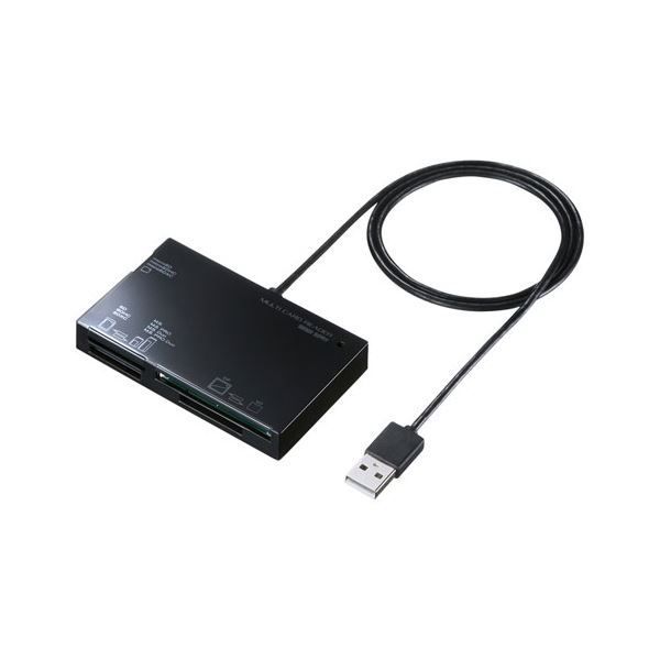 5個セット サンワサプライ USB2.0 カードリーダー ADR-ML19BKNX5