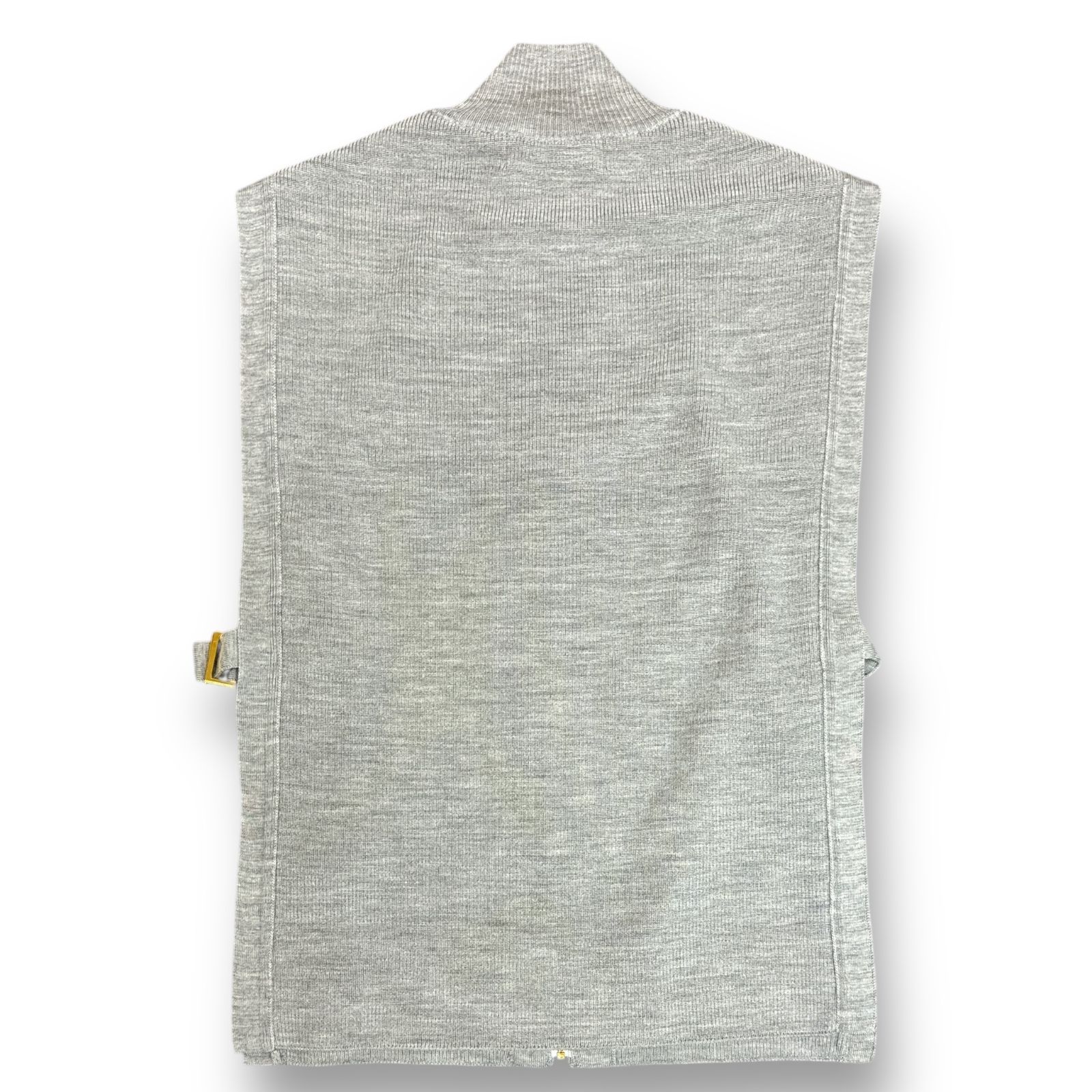 クルニ ジップアップベストニット ハイネック CULLNIのジップニット