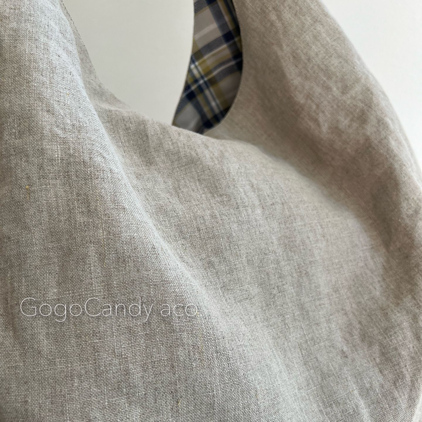 手作りバッグ クタッとバッグ