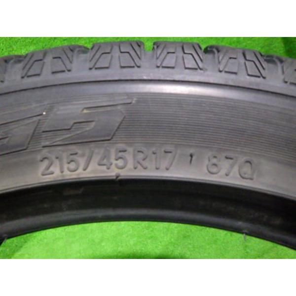 TOYO スタッドレス トーヨー ガリットG5 215/45R17 4ホン 7ミリ 2017年  